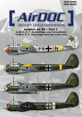 Propagteam Decals 1:72 Junkers Ju-88 A-14 Stab.II ZG 1 Romania 1944 #72038 