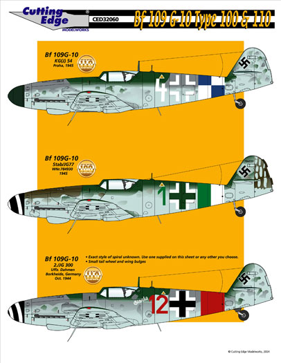 Various Decals Preview by Brett Green (Cutting Edge 1/144 