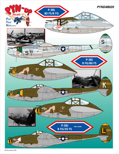 PYN-Up Decals Preview Part Three by Brett Green (PYN-Up Decals 1/72)