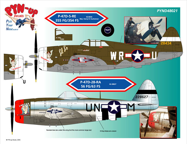 PYN-Up Decals Preview Part Two by Brett Green (PYN-Up Decals Various Scales)